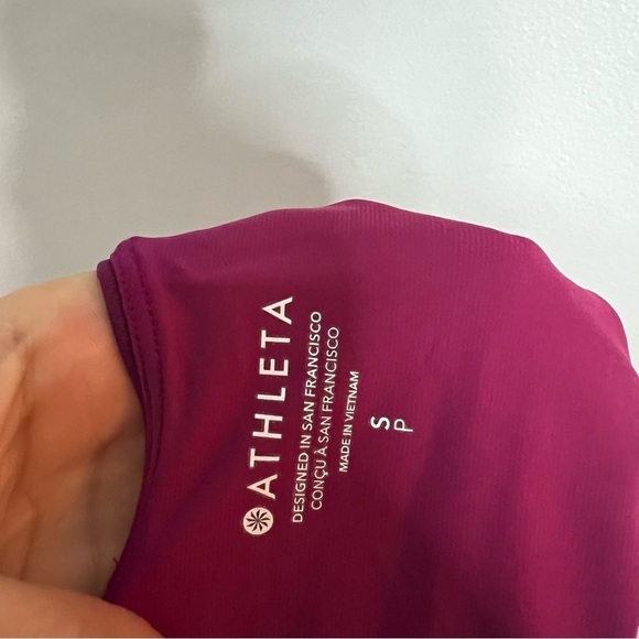 Athleta Coastline one piece swimsuit - electric fuchsia - small - Picture 3 of 10